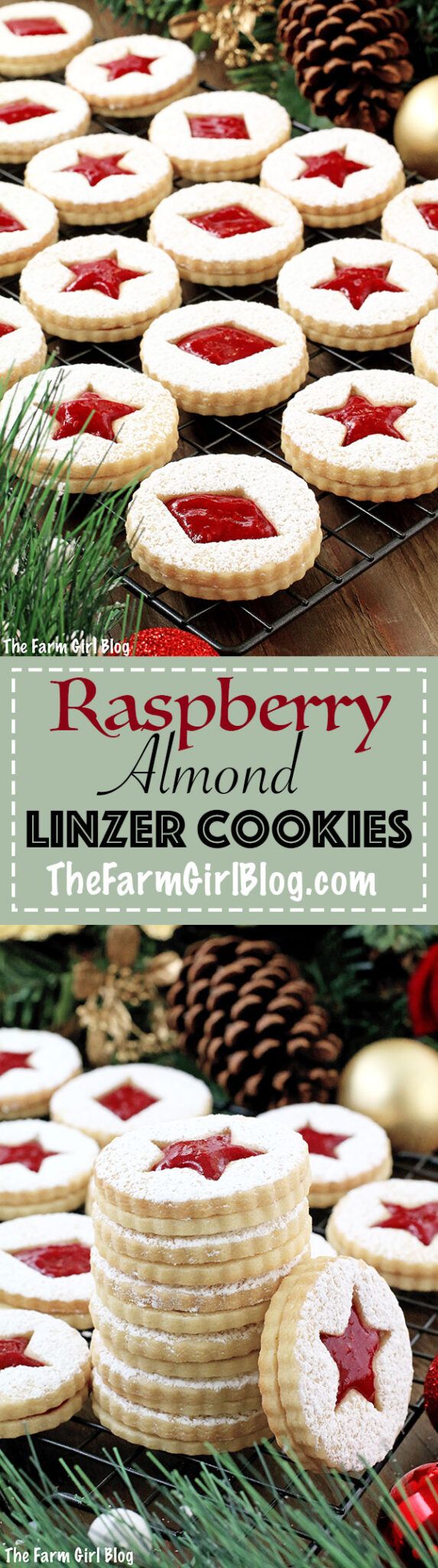 A super easy cookie recipe that will make your taste buds dance! Crunchy at first, before they’re assembled, but soften once they absorb the jam filling. Either way, they are so delicious and bursting with raspberry flavor! You simply won’t be able to resist going for more! That is, if the kids leave any... They look beautiful, delicate and festive. Perfect for the winter holiday season with a snow sprinkled design.